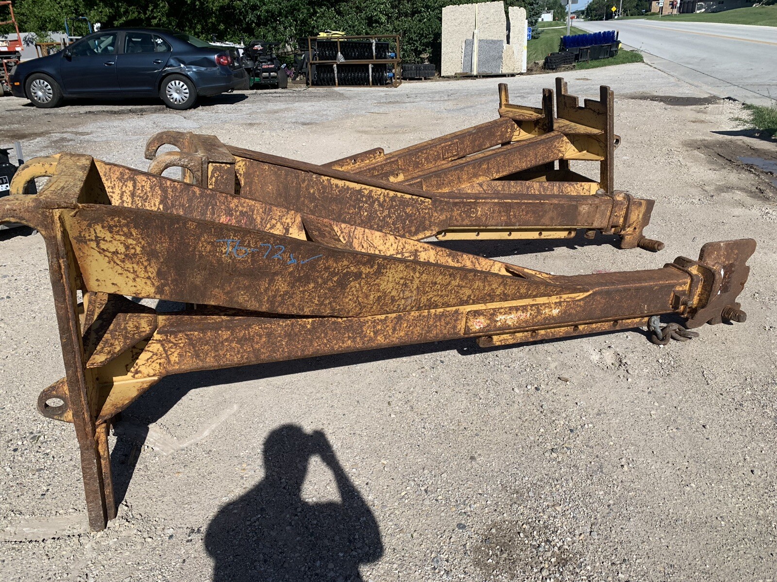 Balderson Wheel Loader Jib Caterpillar 972 970 Cat