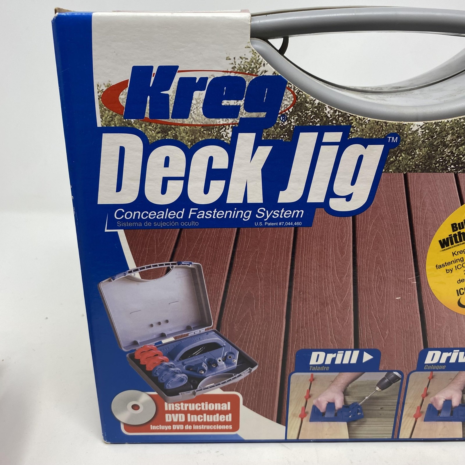 Kreg Deck Jig Concealed Fastening System Kit Blue Plastic Case Decking Tools USA