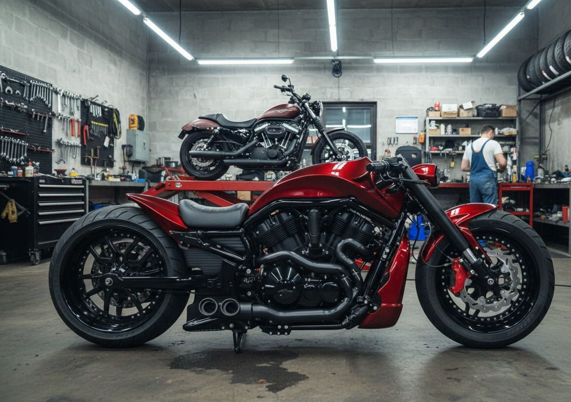 Custom Racing Style Exhaust For Harley Davidson VRSCDX Night Rod Special 07-2017