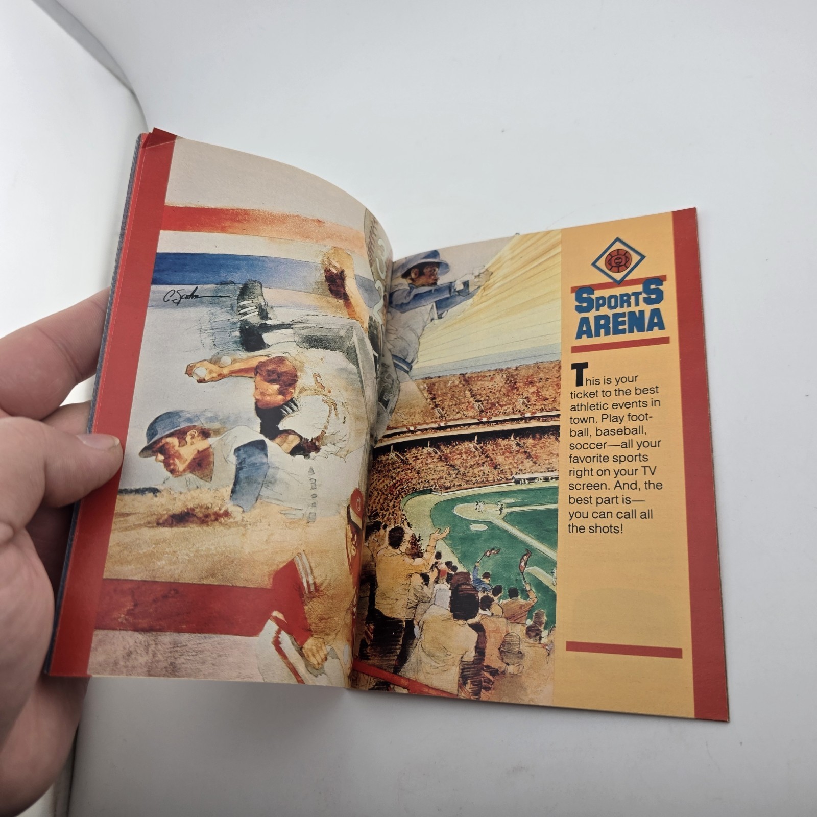 Original Vintage 1981 ATARI 2600 45 Video GAME PROGRAM CARTRIDGE CATALOG