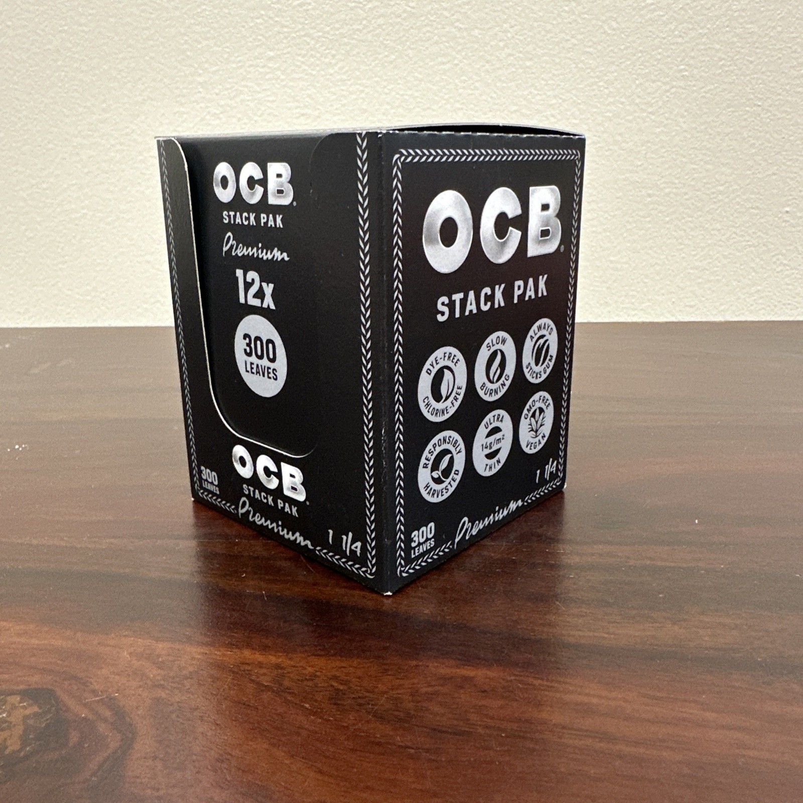 OCB Premium Stack Pack Papers~300 Leaves Per Pack~Full Box Paper