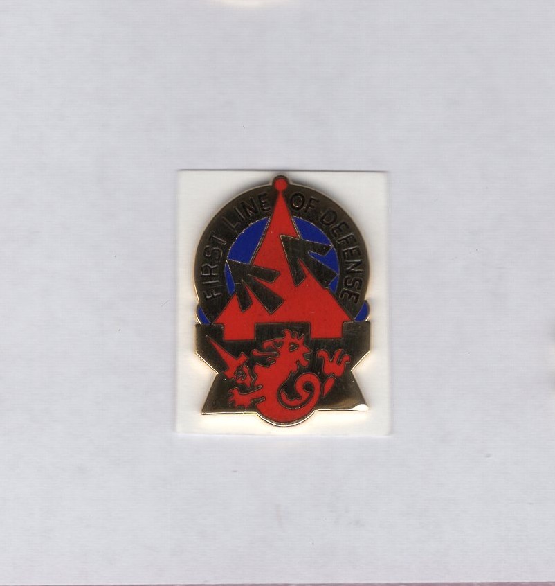US Army 94th Air Missle Defense Group ADA crest DUI badge set V-21