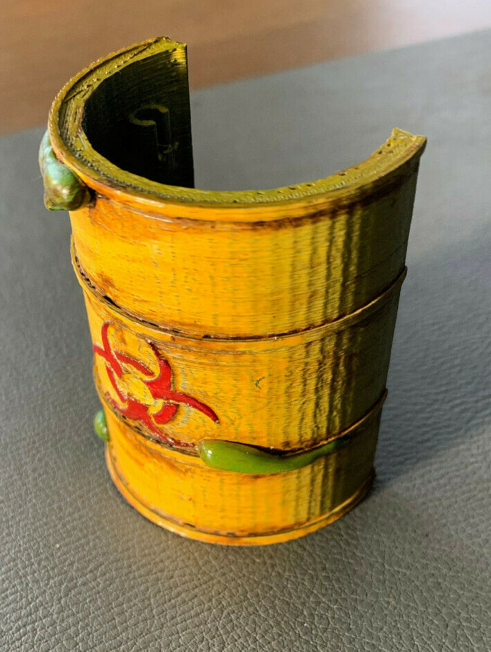 Junk Yard pinball barrel 3D mod painted