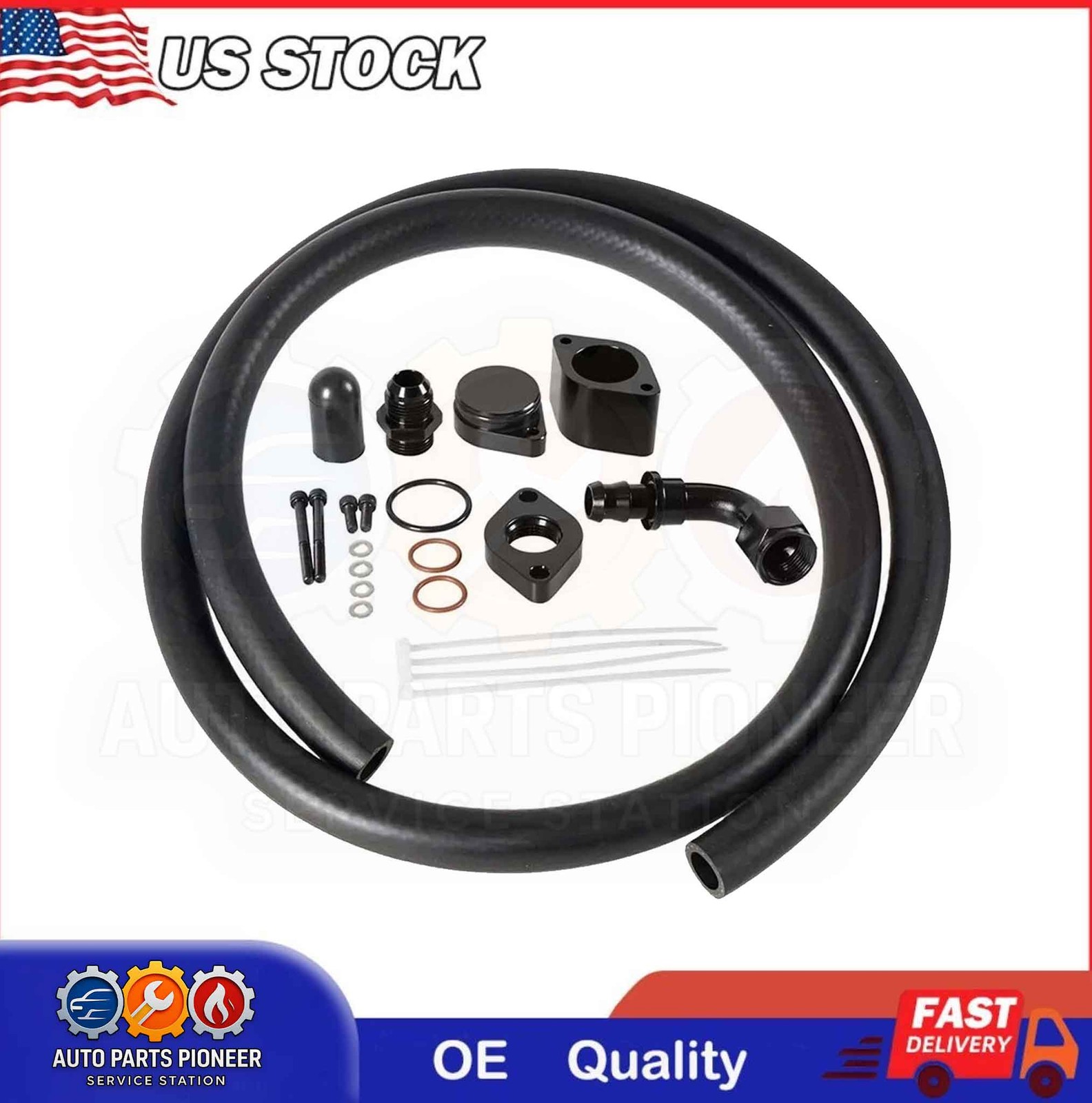 Engine CCV Vent Filter Kit for 6.7L Diesel Truck 2011-2020 Crankcase Replacement