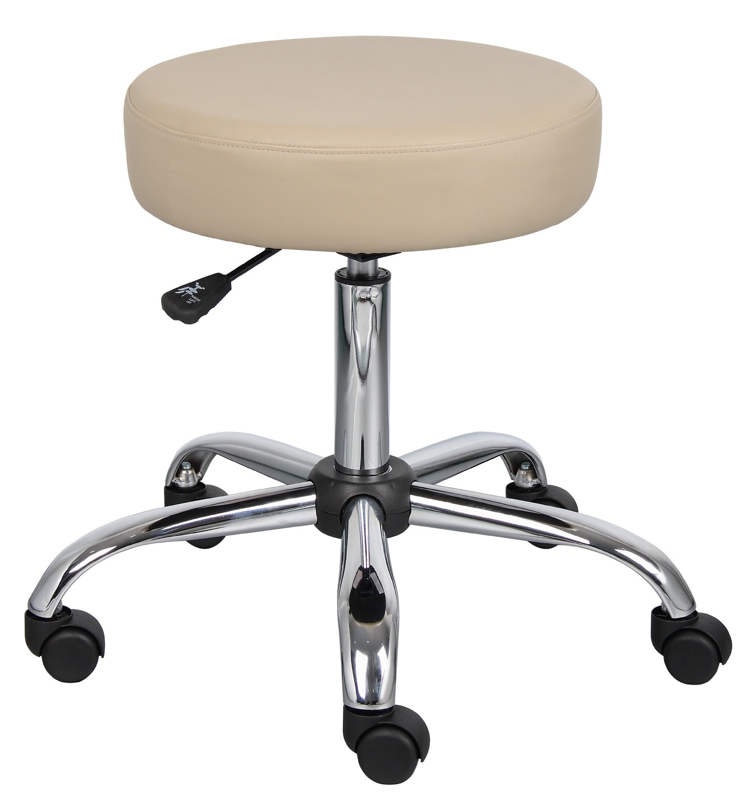 Boss Office Products Be Well Medical Spa Stool in Beige, 250 B240-BG