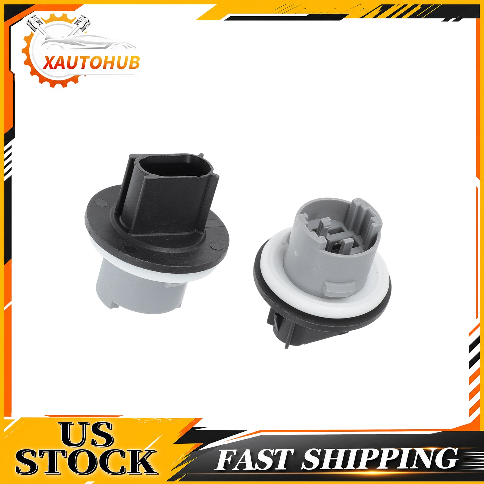 2pcs Turn Signal Light & Parking Lamp Socket Fit For Chevrolet Camaro 2010-2015