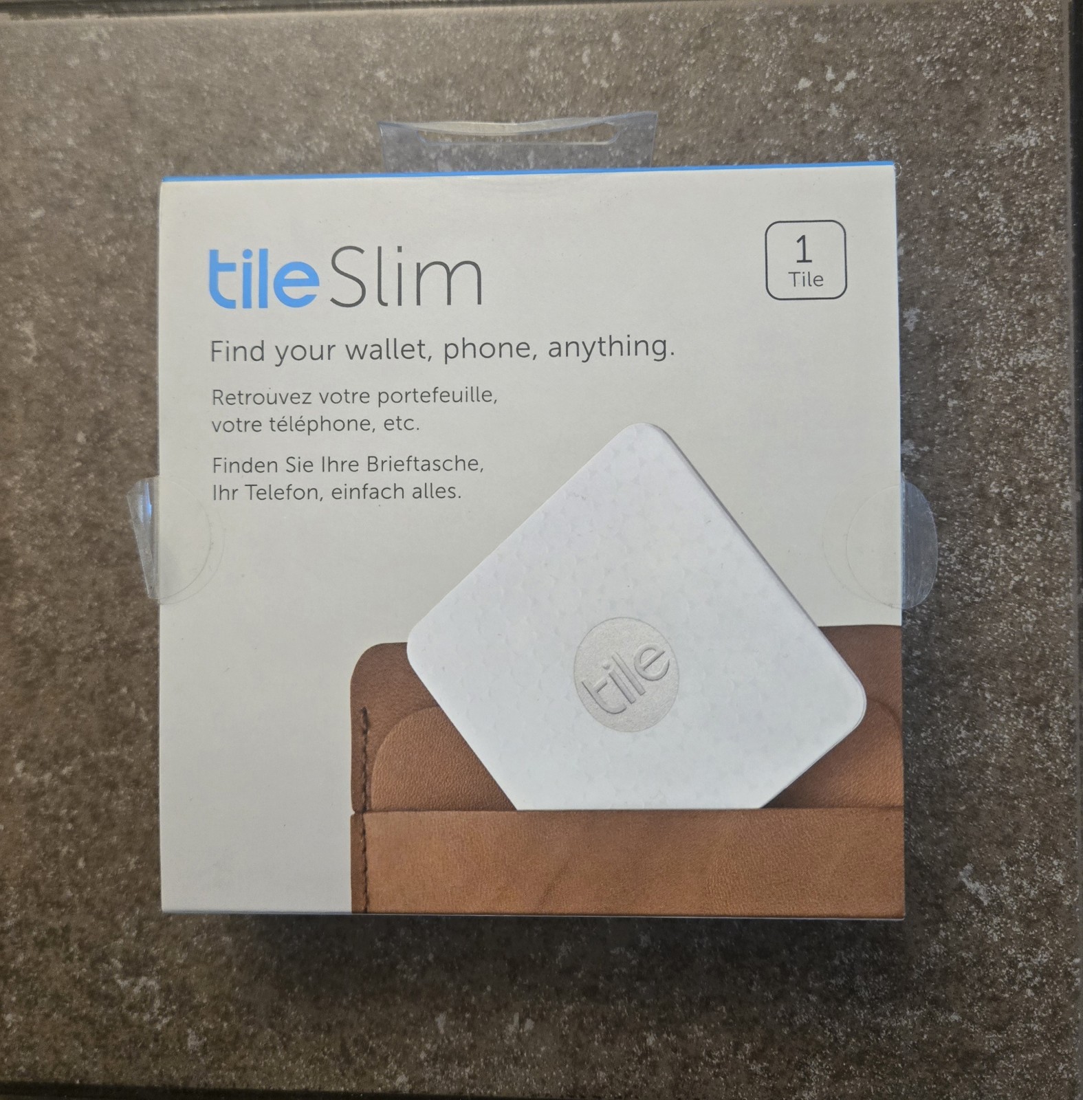 Tile Slim Bluetooth Item Finder Tracker |Never Used | Slightly Damaged Box