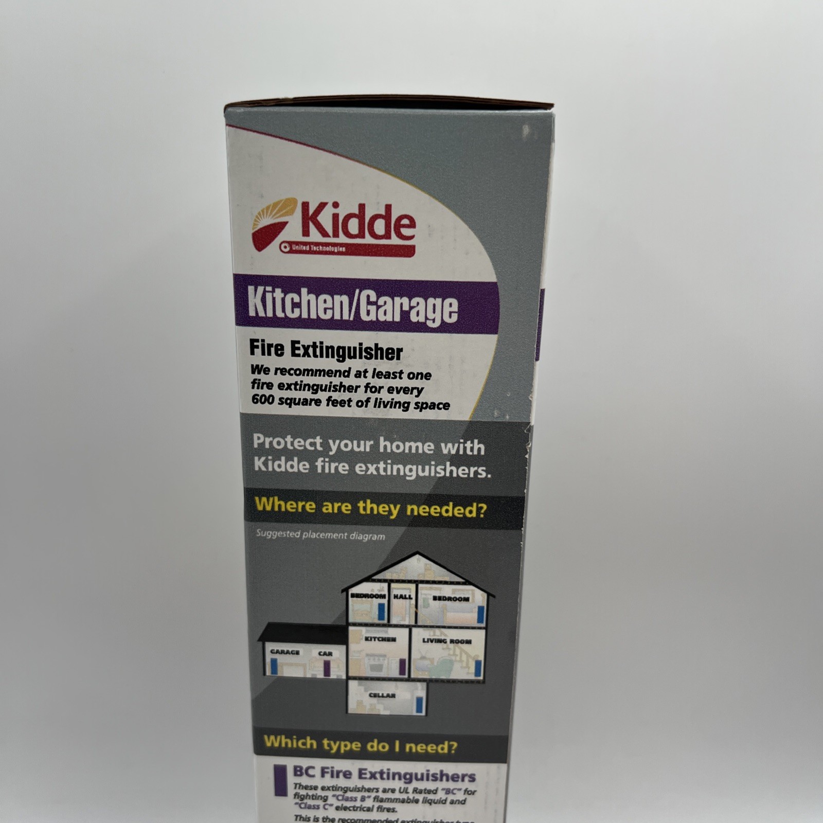 Kidde Kitchen/Garage Fire Extinguisher 10-B:C UL Rated Safety Device
