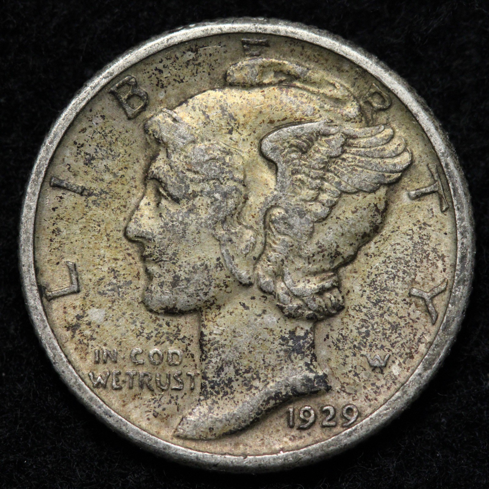 1929 Mercury Silver Dime UNC *UNCIRCULATED* MS E317 WXCM