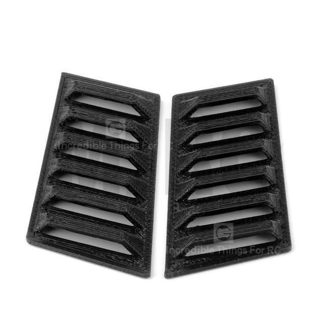 2pcs Air Intake Engine Cover For Trax Trx-4 Tactical Unit 4wd Rc Car
