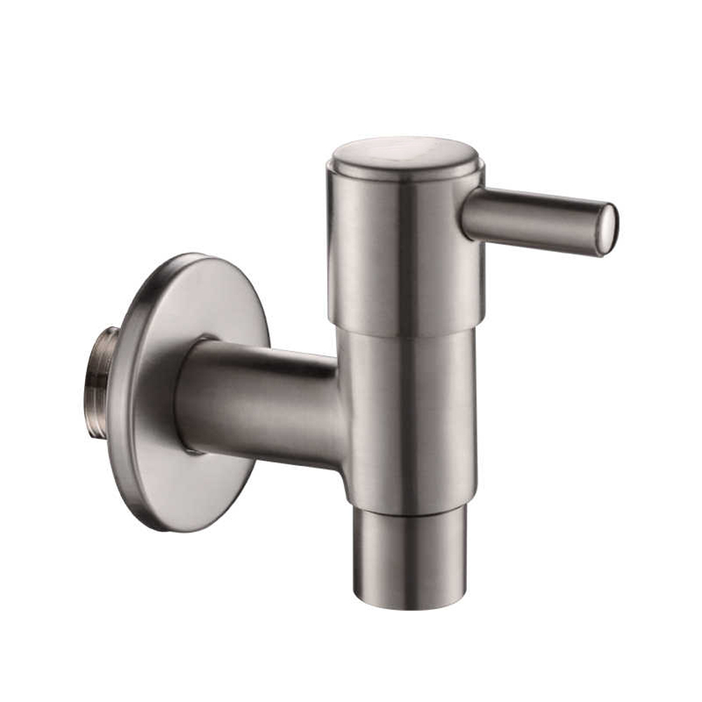 Stainless Steel Faucet Water Tap 1/2" inlet Garden Garage Bibcock Valve
