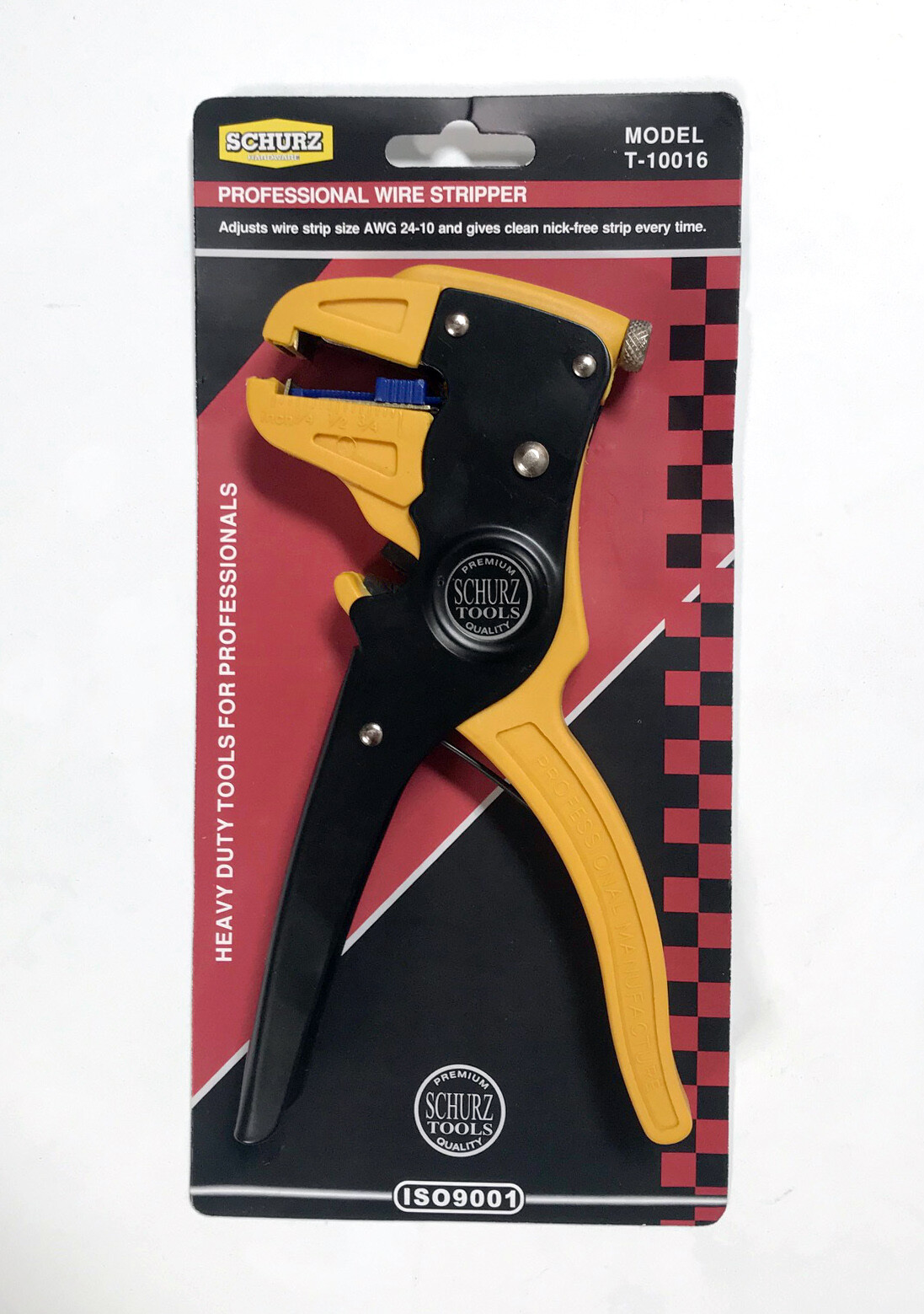 SCHURZ TOOL H.D. Self Adjustable Automatic Electrical Wire Stripper with Cutter