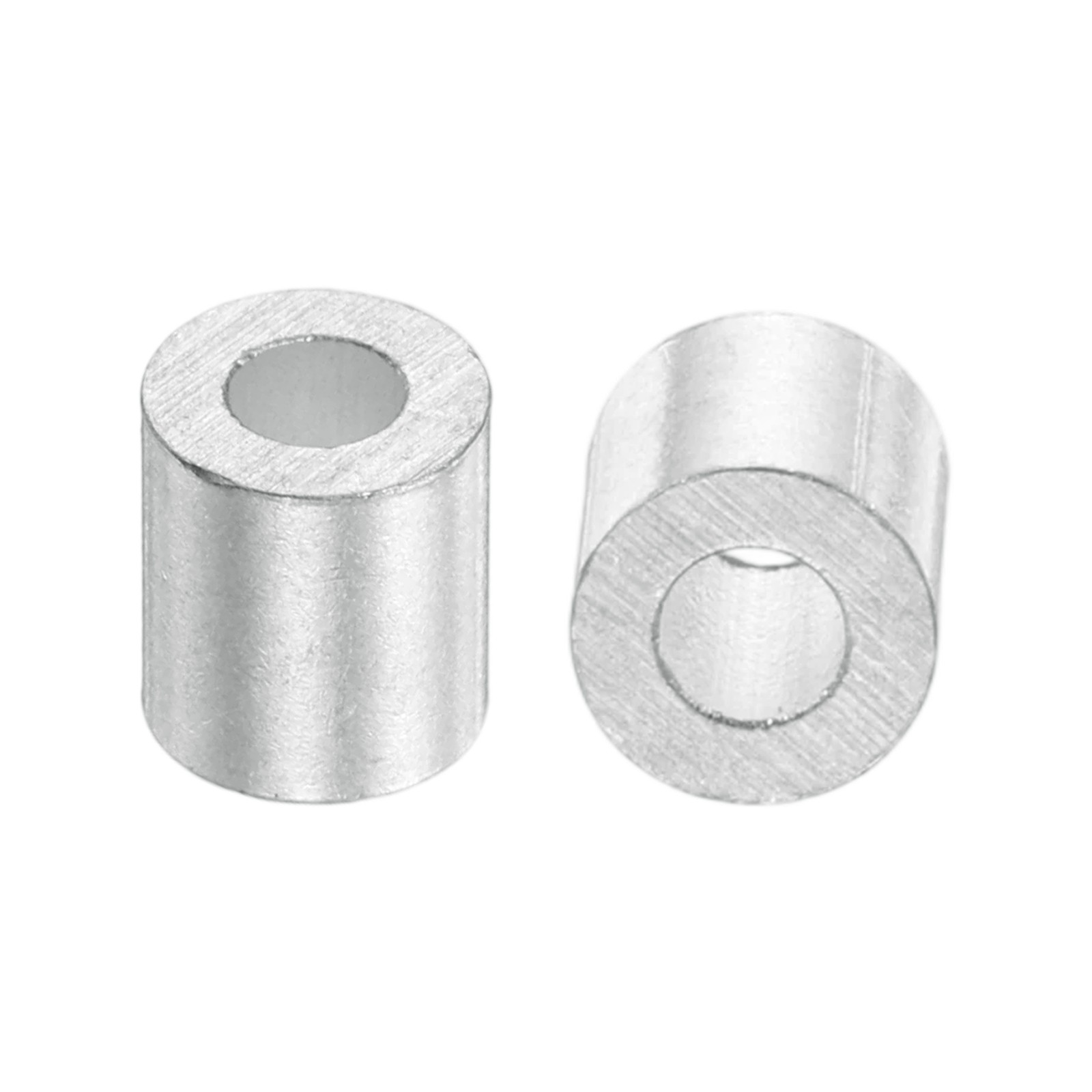 80 Pcs Aluminum Crimping Loop Sleeve, 3/50 Inch(1.5mm) Round Wire Rope Crimps