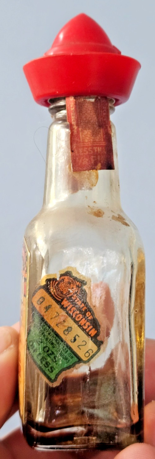 El Toro Coffee Liqueur mini glass empty bottle