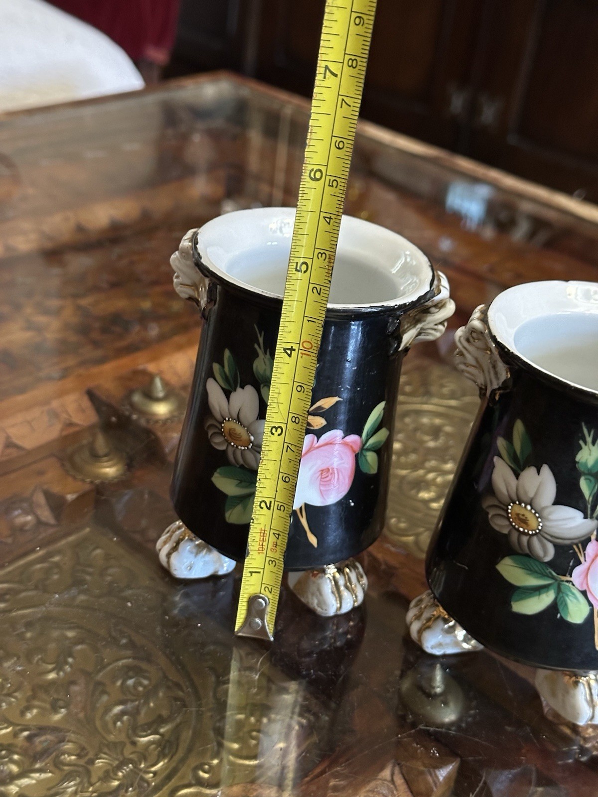 Antigue Pair Small Vases ,France ?