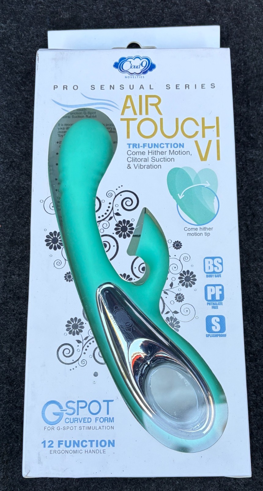 Cloud 9 Pro Sensual Air Touch VI Come Hither Rabbit Vibrator WTC500878