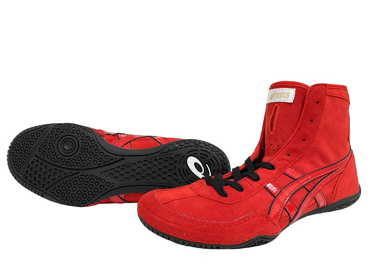 ASICS Wrestling Shoes Red x Red x Black 1083A001 EX-EO successor to TWR900