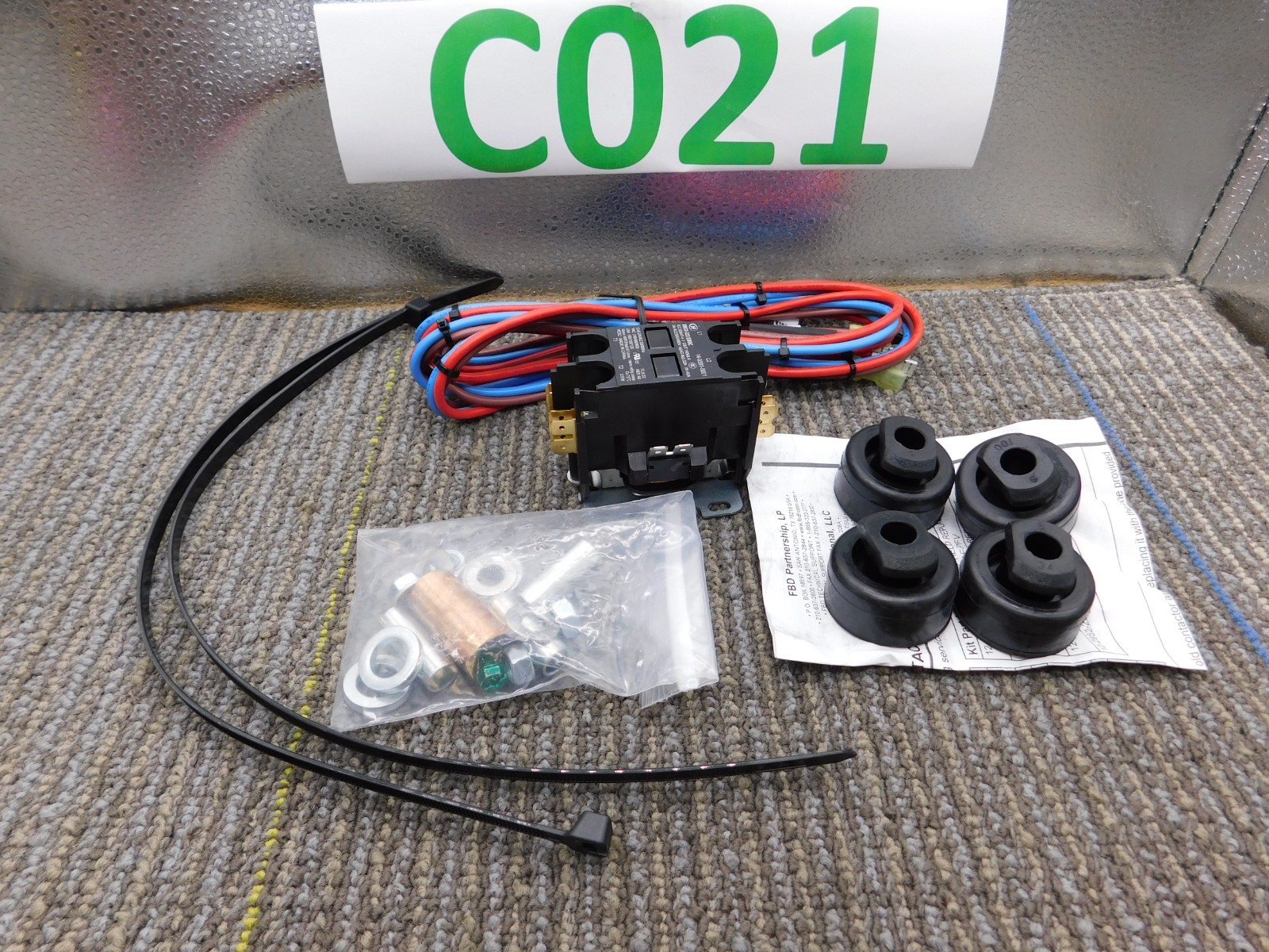 FBD FROZEN BEVERAGE  DISPENSER  E-BOX CONTACTOR  & CAPACITOR REPLACEMENT KIT