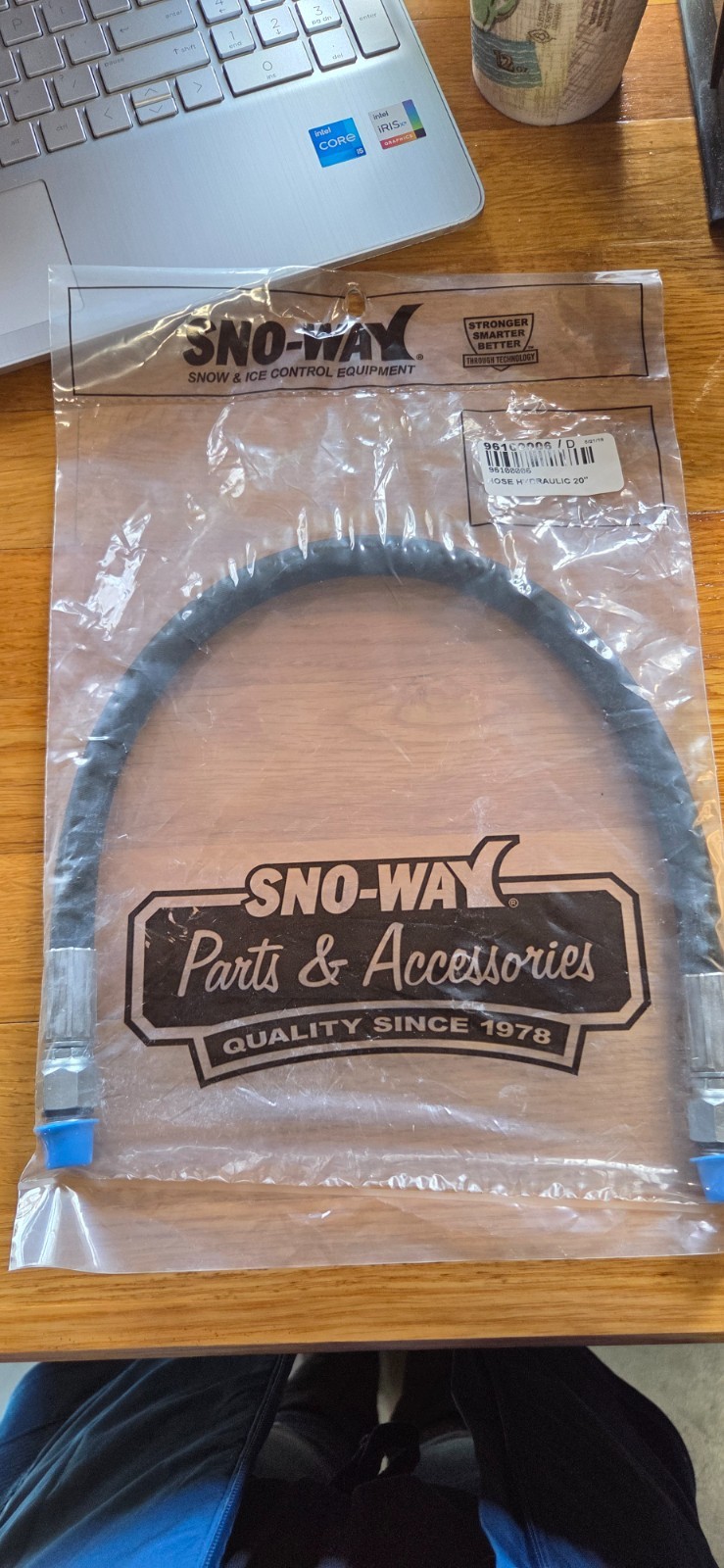 Sno-Way 96100006 Hydraulic Hose 20"