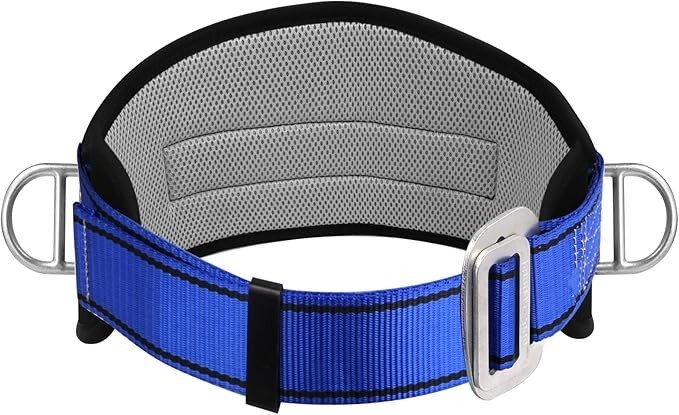 Trsmima Safety Climbing Harness Belt - Positioning Climbing Belt with Waist Pad