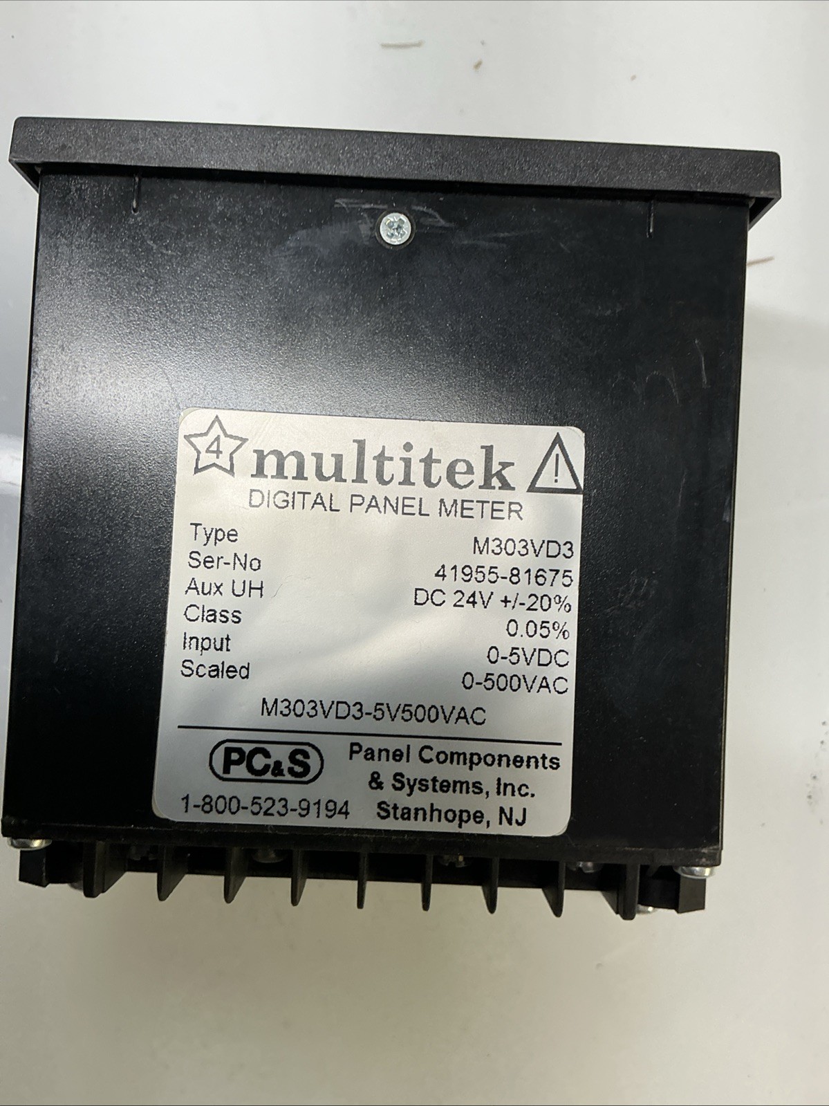 Multitek M303VD3 DIGITAL PANEL METER AB-293