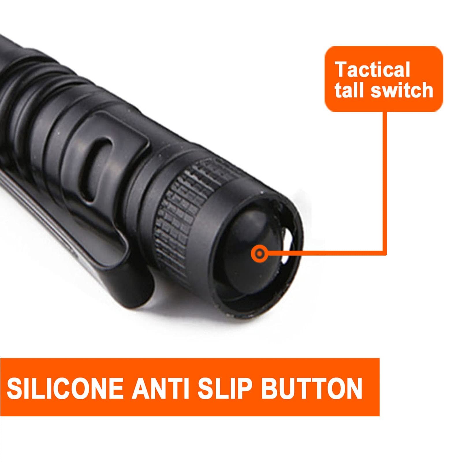 20 Pack LED Pen Flashlights with Clip, Waterproof, Mini Pocket Torch