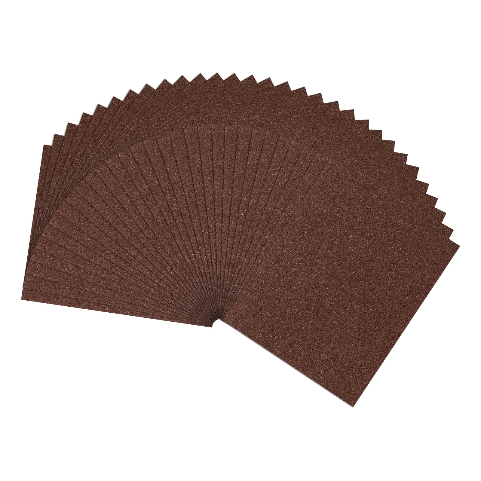 30 Pcs 150 Grit Dry Sandpapers, 4.5 x 5.5 Inch Sand Papers, Red