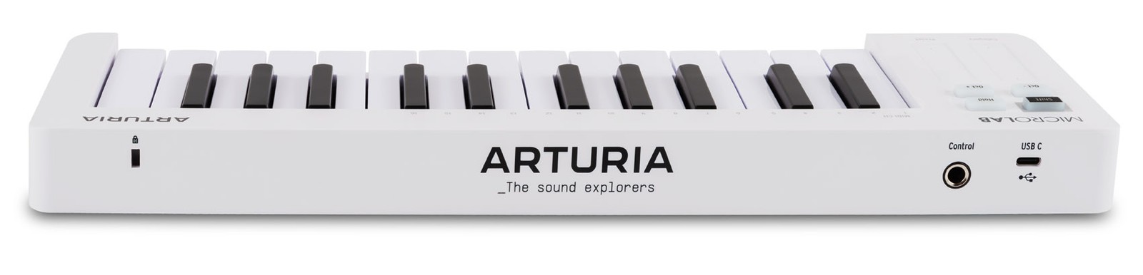 Arturia MICROLAB MK3 White 25-Key MIDI USB Keyboard Controller+Backpack