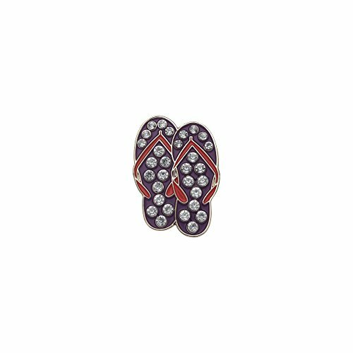 ZTECH Flip Flops Rhinestone Golf Ball Marker