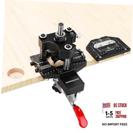 3-Axis Concealed Hinge Jig Ultra with Extra Hinge Screw Hole Guide and Quick