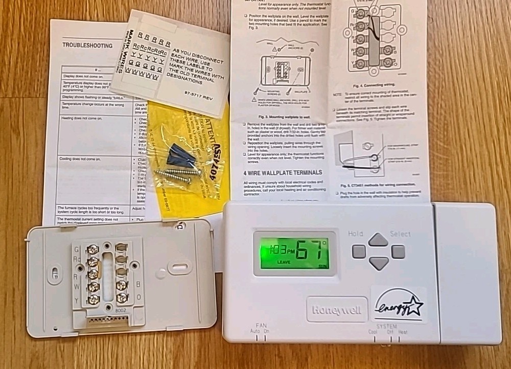 Honeywell CT3451 Thermostat - Tested / Working