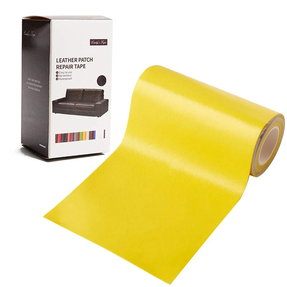 Leather Repair Patch Tape Yellow 3 X 60 Inch Self Adhesive Leather Repair Tape f