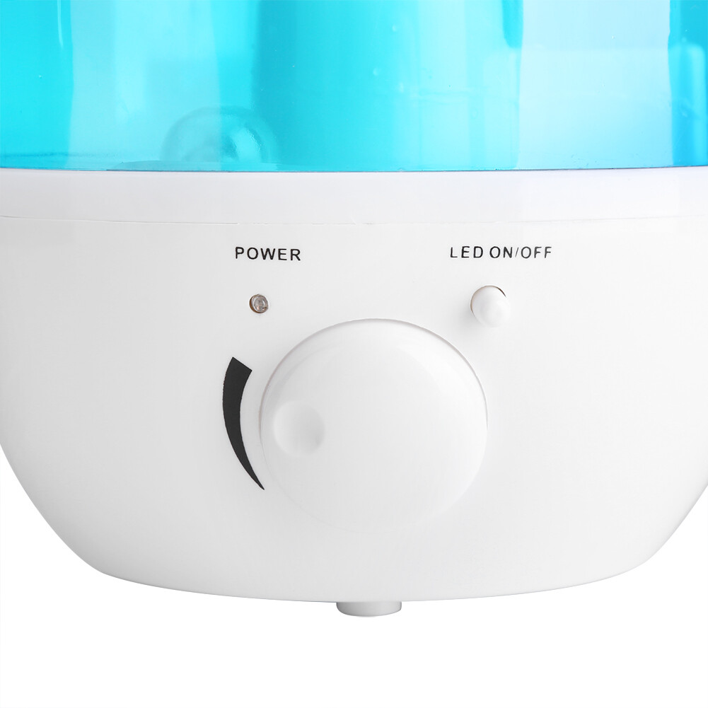 4L Ultrasonic Humidifier Diffuser LED Light Home Mist Maker Air Purifier