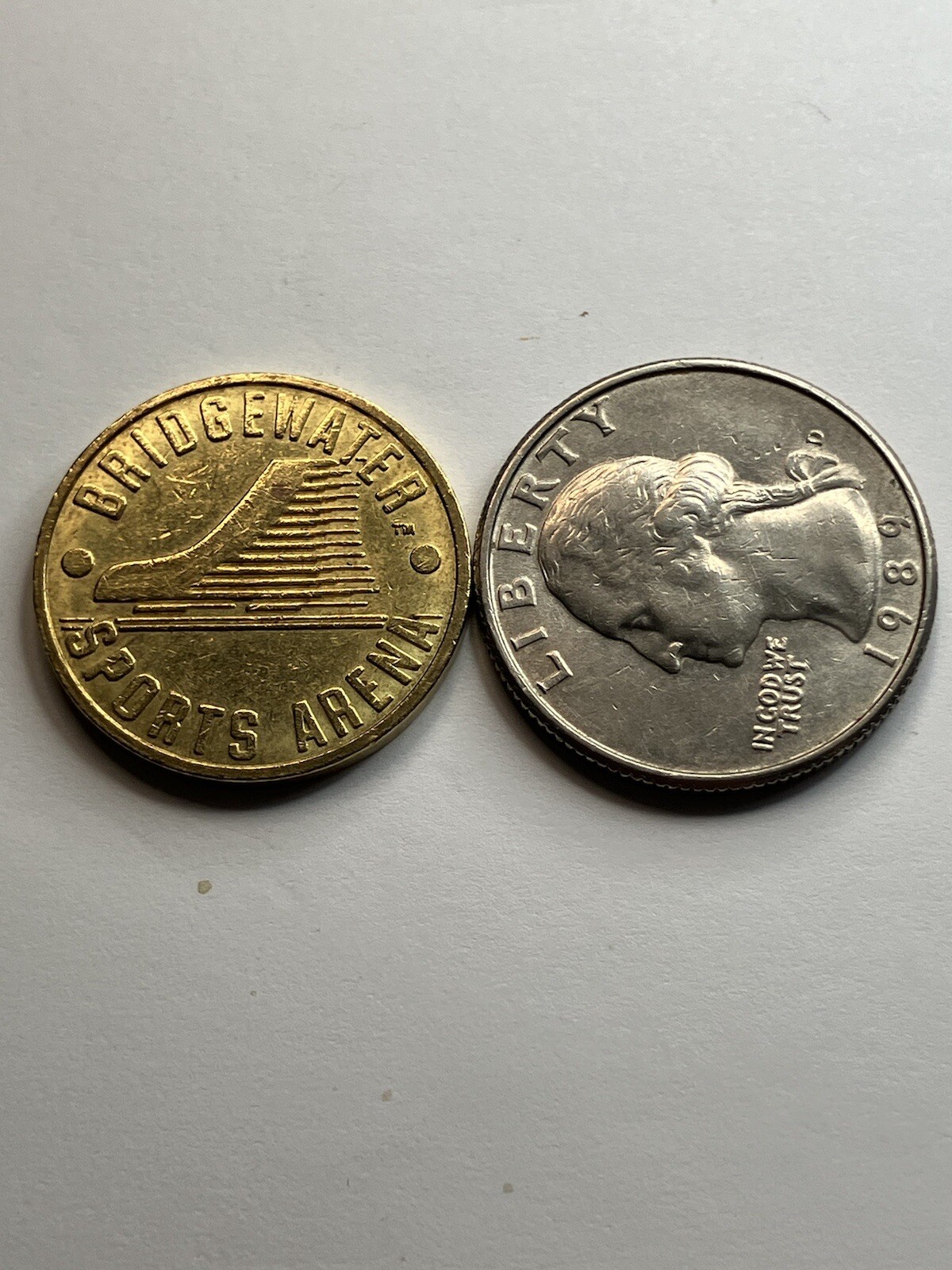 BRIDGEWATER SPORTS ARENA ARCADE TOKEN BRIDGEWATER TOWNSHIP, NJ #ta1