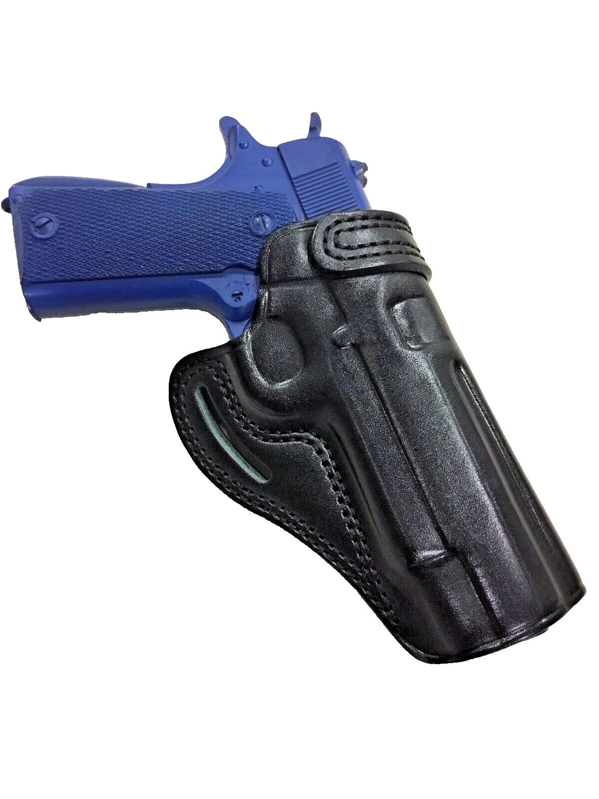 Leather CROSS DRAW Holster - KIMBER / COLT 1911 Government 5” - (# 7711 BLK )