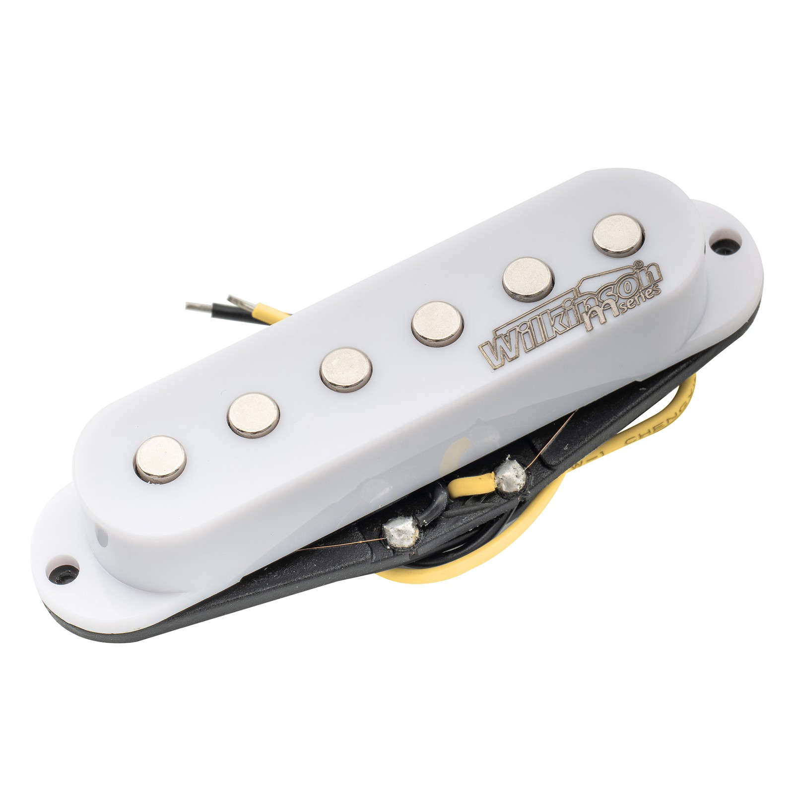 Wilkinson White High Output Ceramic Single Coil Bridge Pickup For Strat Guitar