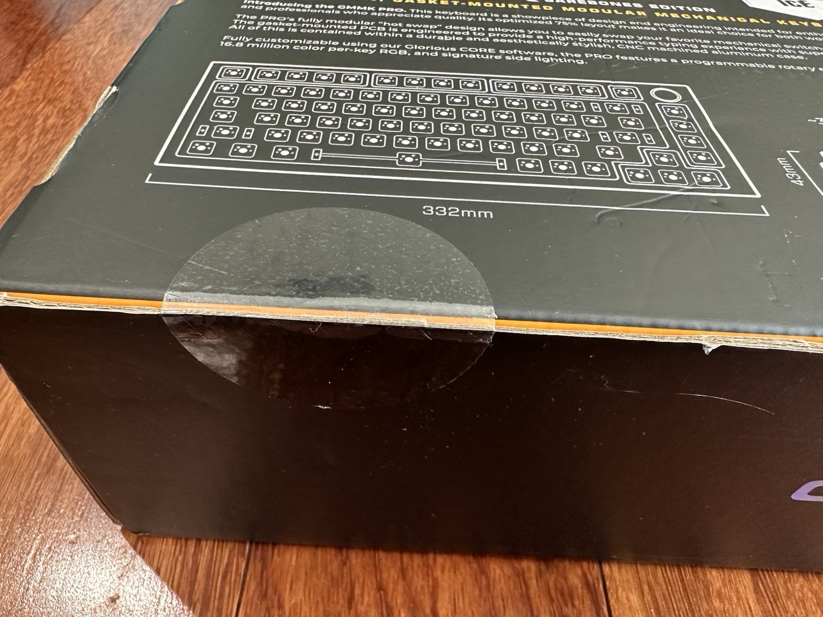 Glorious Gaming Gmmk Pro 75% Barebones White (frame Only) - Modular Mechanical