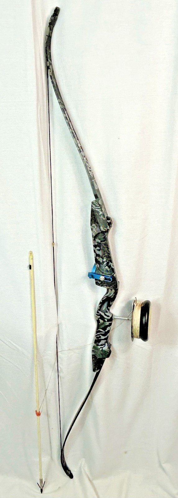 PSE Kingfisher Archery Recurve Bow with Arrow & Cajun Archery Reel