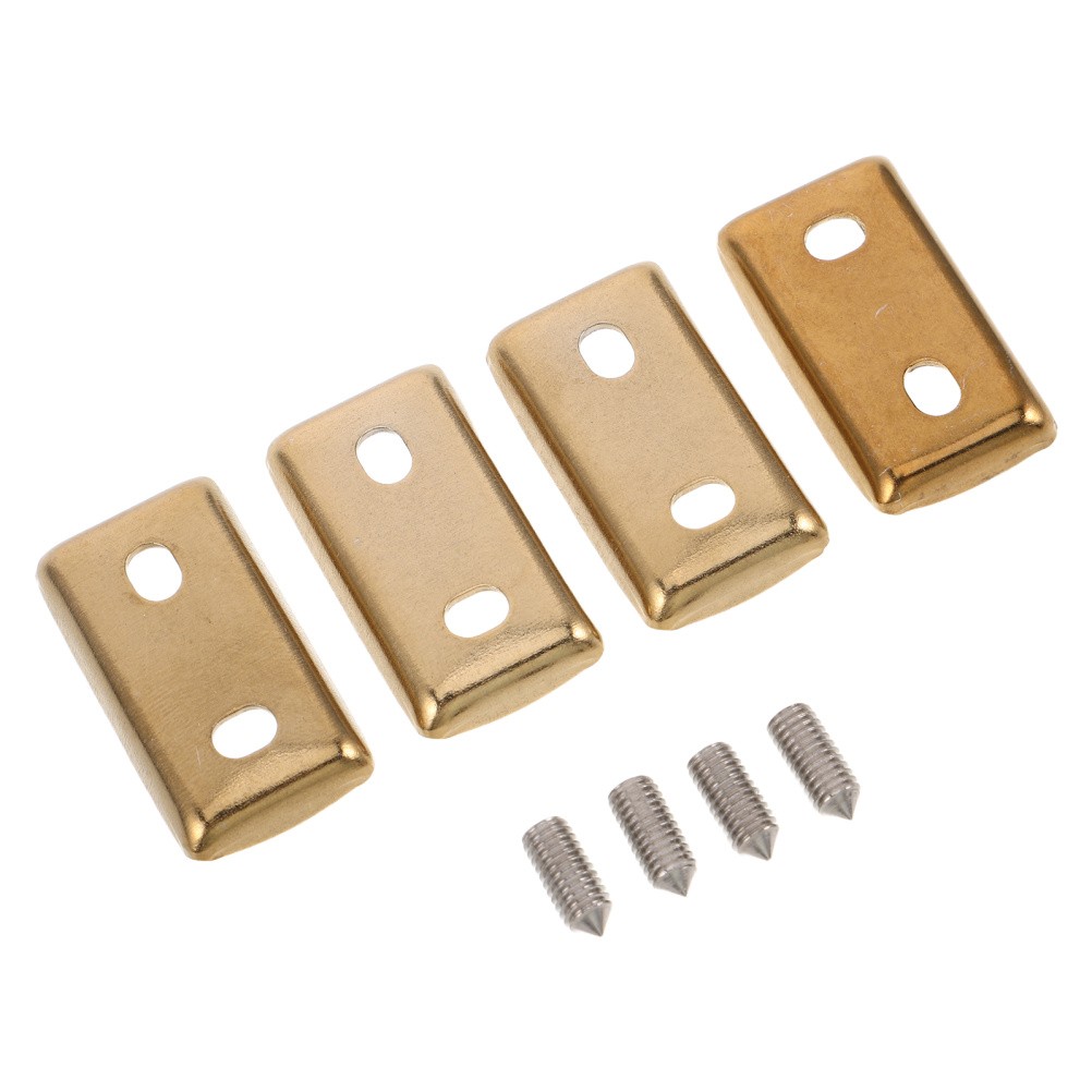 4 Pcs Bath Towel Rack Base Gasket Bar Brackets Bathroom Replacement Parts