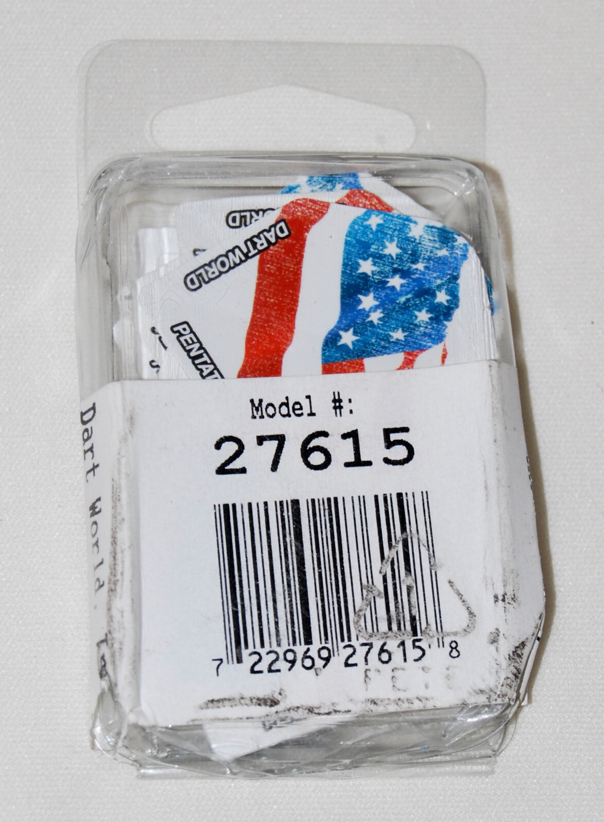 NIB Dart World Pentathlon Flights American Flag Design Model 27615 Set of 15