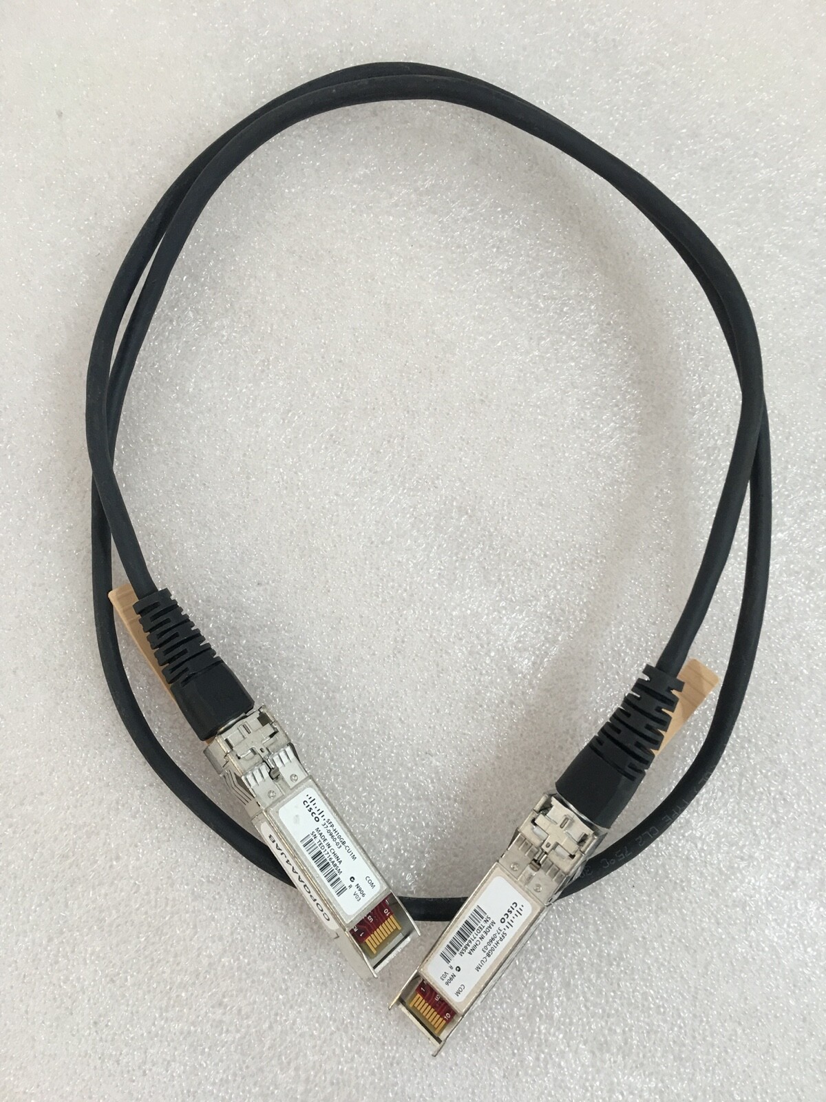Lot of 10 ORIGINAL CISCO SFP-H10GB-CU1M SFP+ Cable 37-0960-03 MNPA19-XTR clean