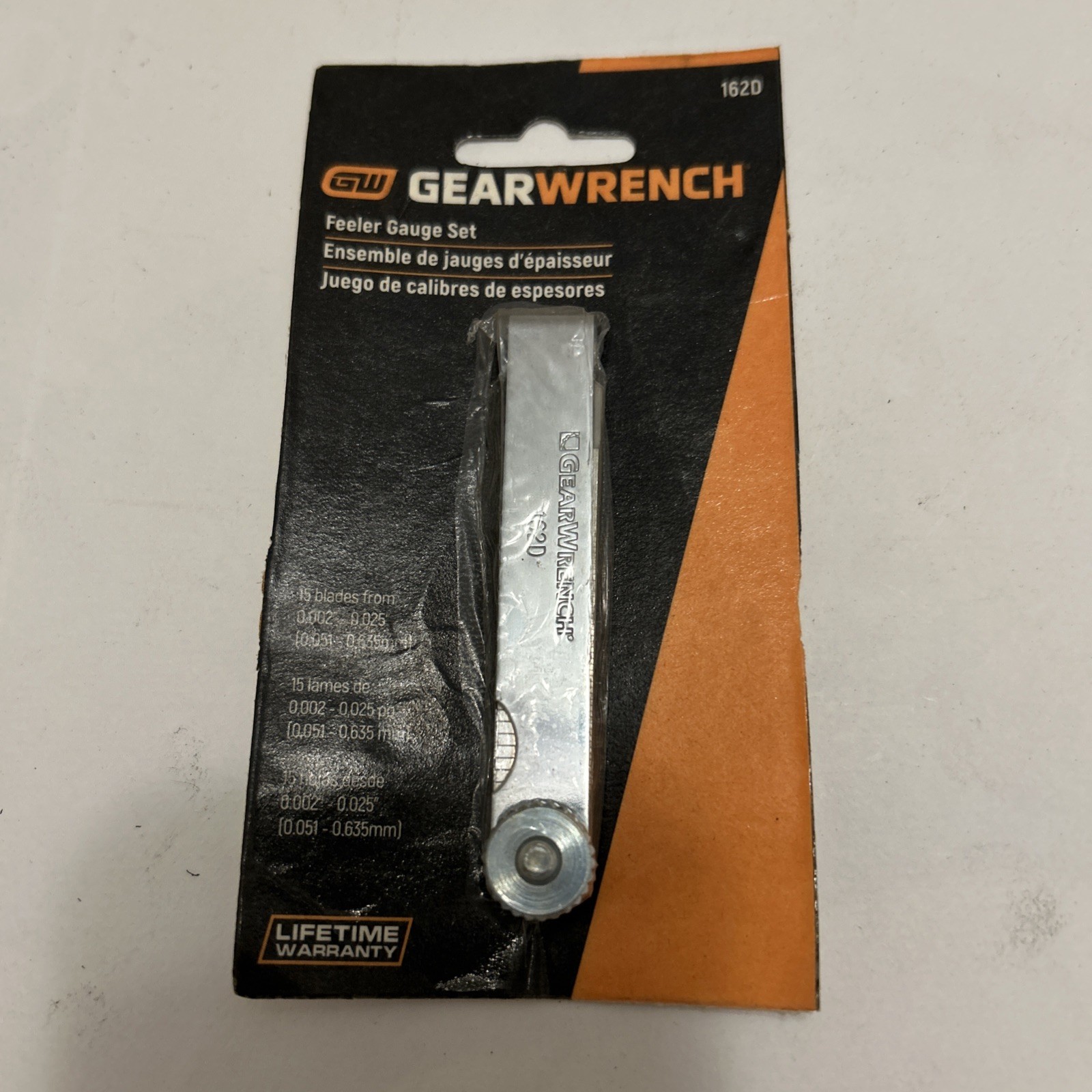 GEARWRENCH • 162D 15 Blade Valve Feeler Gauge • SAE/Metric