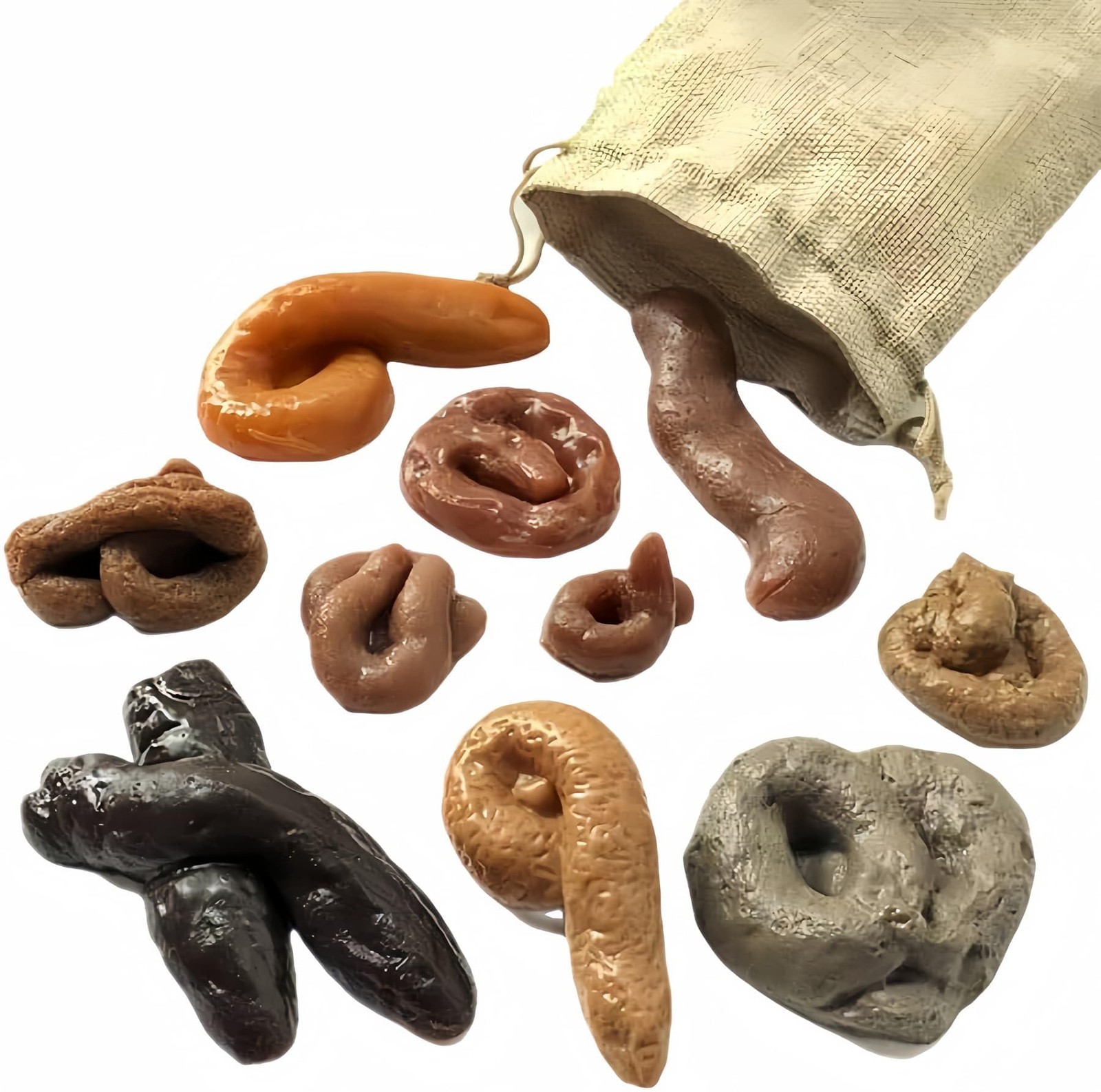 Aebor 10 Pieces Fake Poo Realistic Fake Turd Prank Floating Poo, Fake Dog Poo...