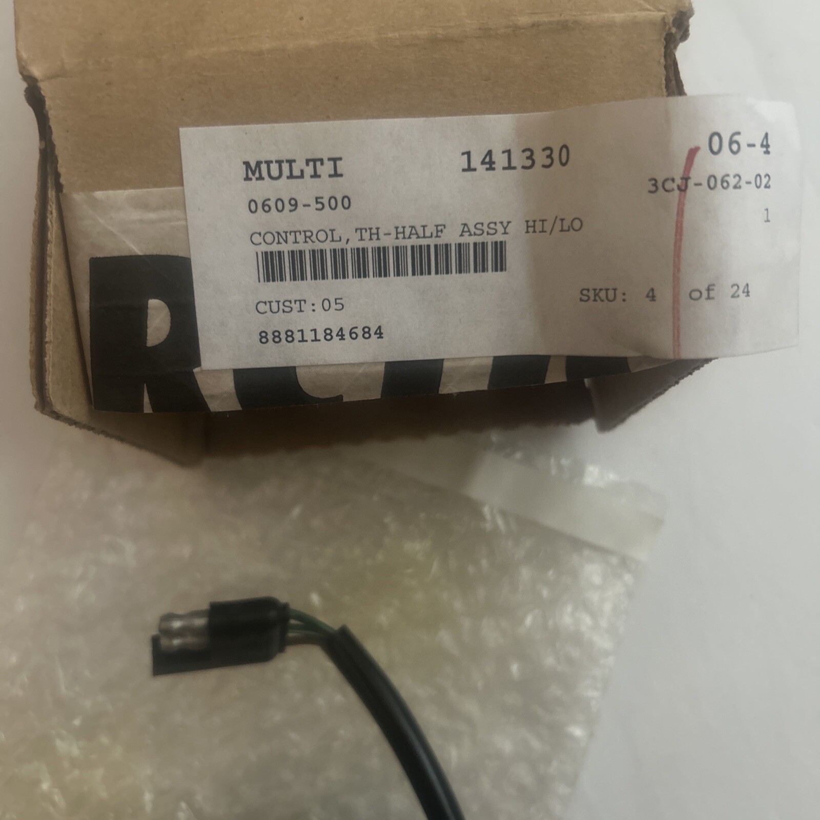 Arctic Cat 0609-500 OEM Control Th-Half Assembly AC59