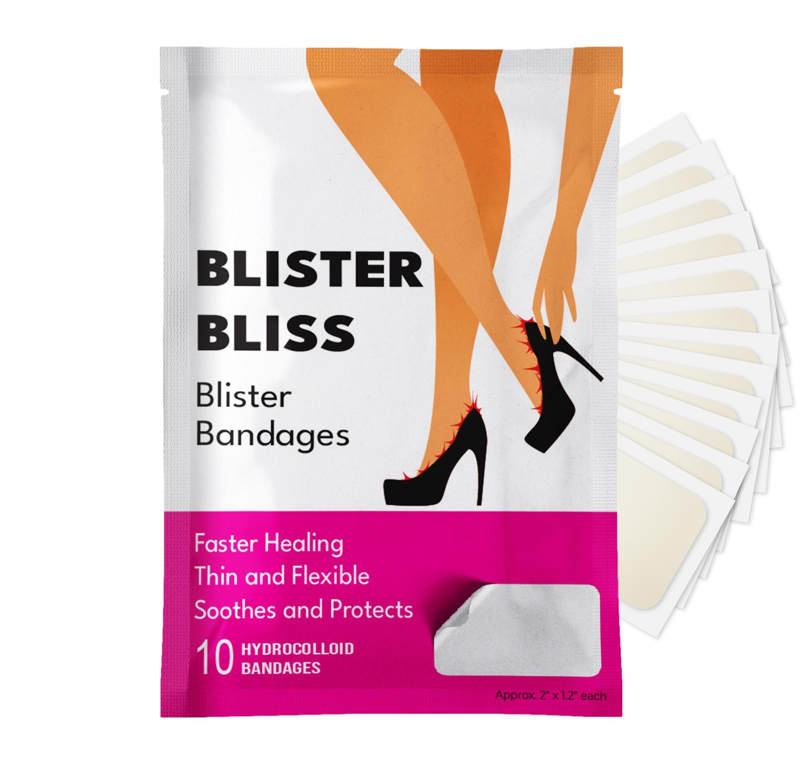 Blister Bliss Bridesmaid Gifts Bandages, Small one size, Clear