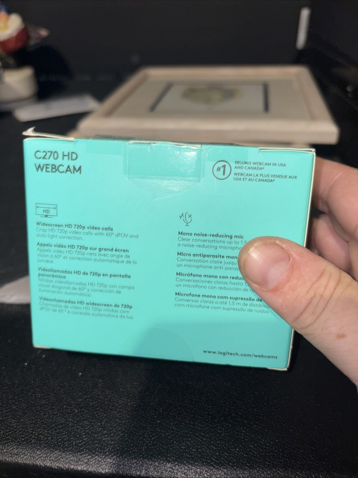 Logitech C270 HD Untested Unopened