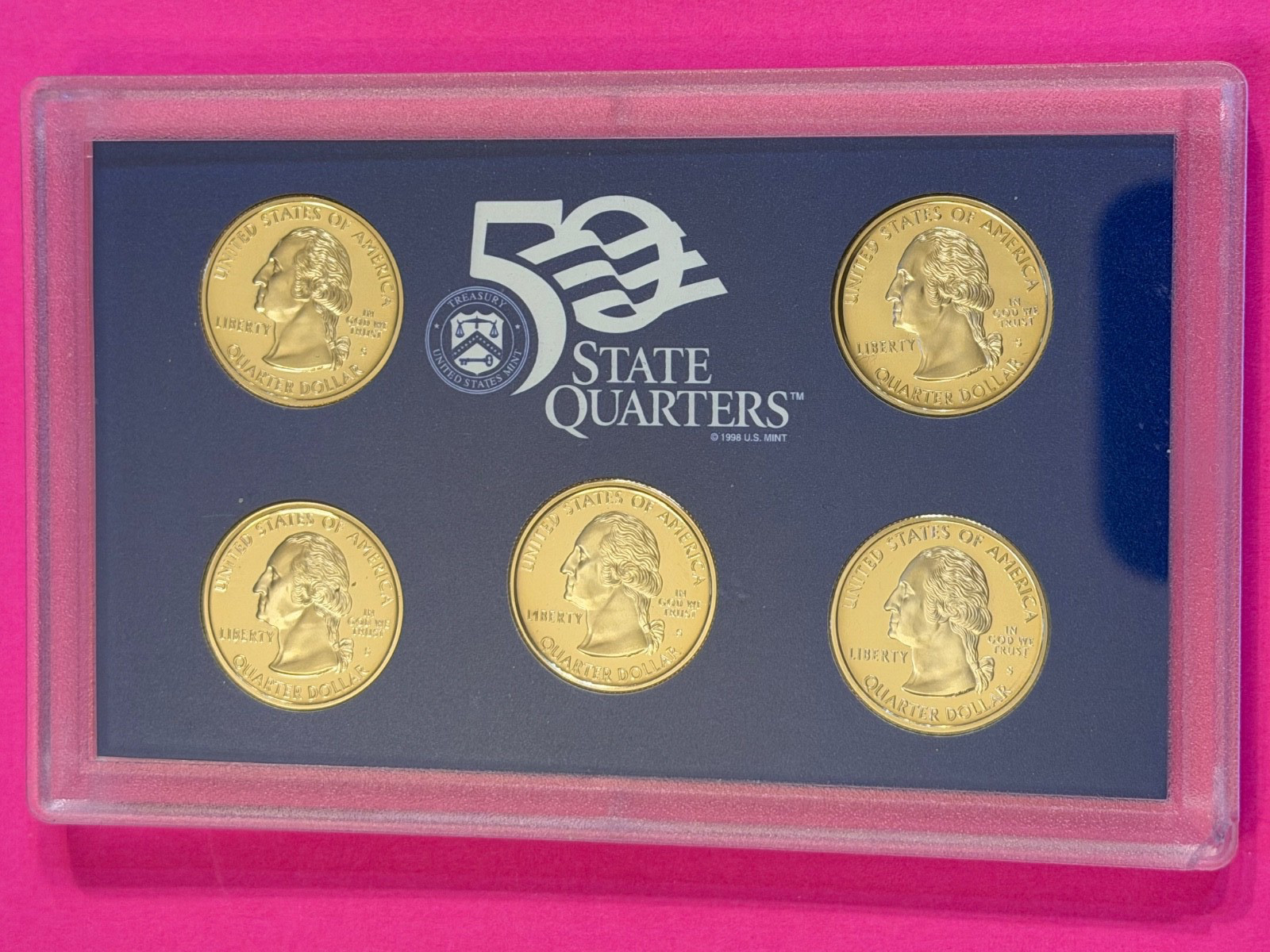 QUARTER MINT SET 1999  S PROOF  FREE SHIPPING