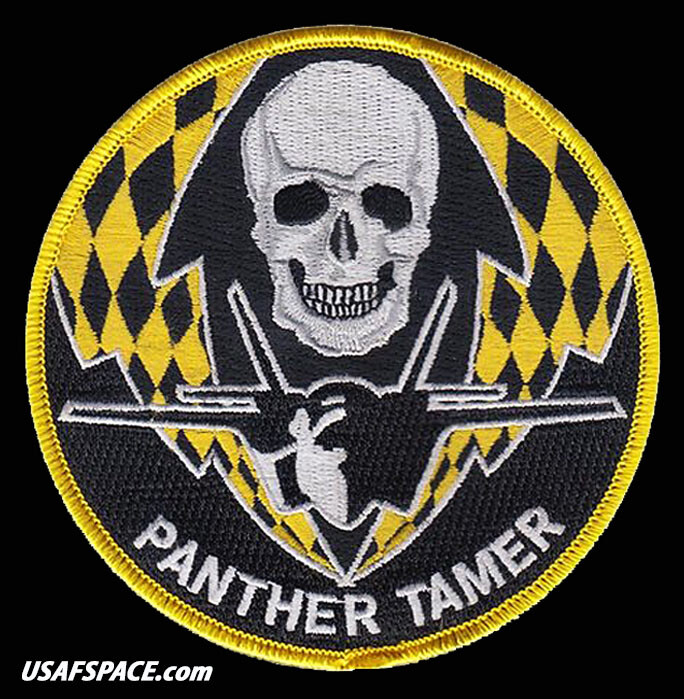 USAF 6th WEAPONS SQUADRON - PANTHER TAMER - Nellis AFB, NV - ORIGINAL VEL PATCH