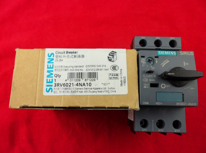 Siemens 3RV6021-4NA10 3RV60214NA10 23-28A Circuit Breaker -New Free Ship *UP