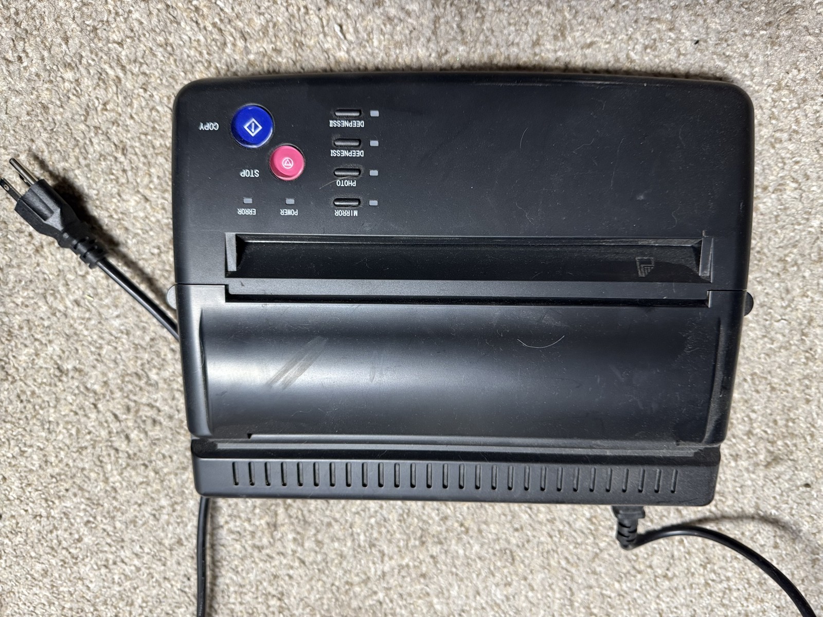 Toec Technology 116F V5.3 Black Tattoo Stencil Machine Copier Printer